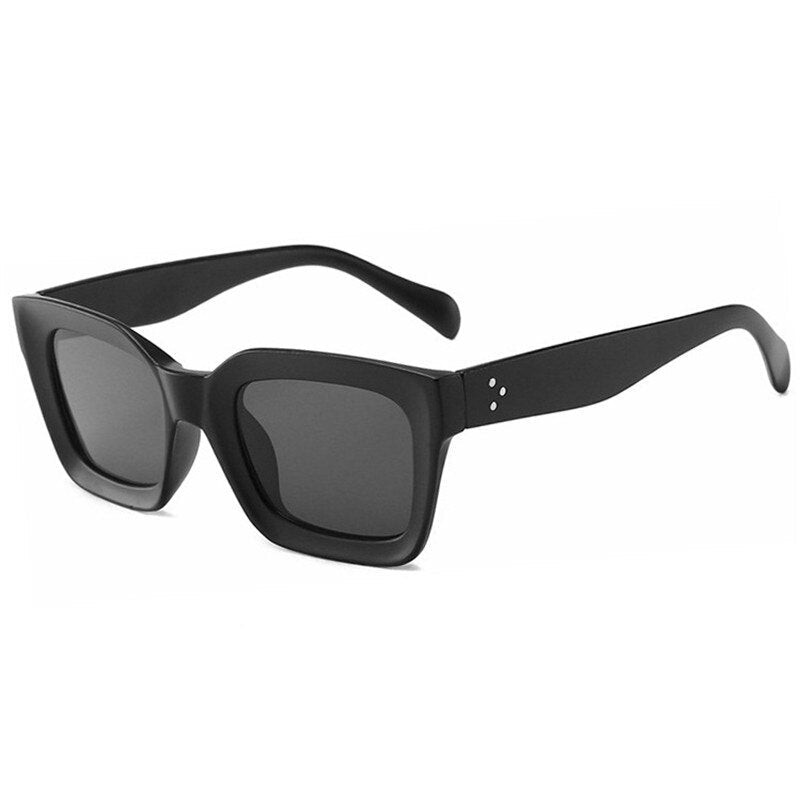 Flow - Dark - Black - Square Sunnies